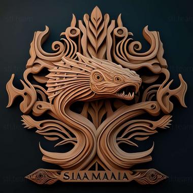 3D model Salamandra infraimmaculata (STL)